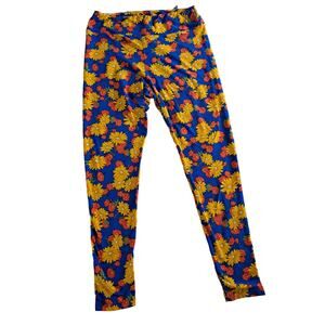 Women's Lulo Rue Tall and Curvy Sunflower Leggings